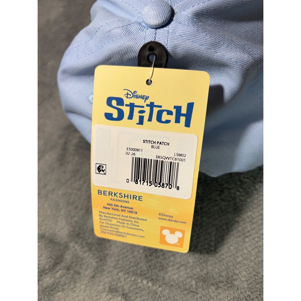 Disney Stitch Kids T-Shirt and Hat Set Peach Blue XL 14/16 New with Tags - Picture 9 of 9
